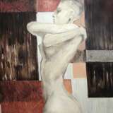"Черное зеркало" Canvas Oil Nude art Russia 2012 - photo 1