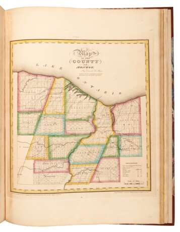 David Burr | An atlas of the state of New York. New York 1829, a landmark in the cartography of American states - Foto 2