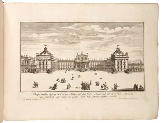 Paul Decker | An architectural sammelband. Augsburg, 1711–1727, four works on baroque architecture - Foto 1