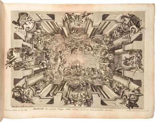 Paul Decker | An architectural sammelband. Augsburg, 1711–1727, four works on baroque architecture - Foto 2