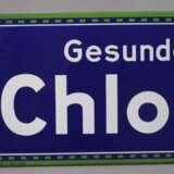 Emailleschild Chlorodont - photo 3