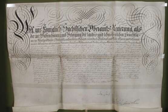 Brief an Friedrich August, König von Sachsen - photo 2