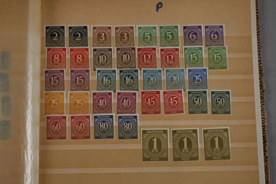 Sammlung Briefmarken Besatzungszonen - фото 2
