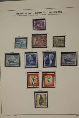 Sammlung Briefmarken BRD und Berlin gestempelt - photo 2