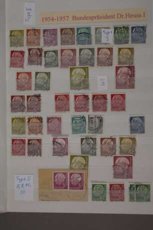 Sammlung Briefmarken BRD und Berlin gestempelt - фото 7