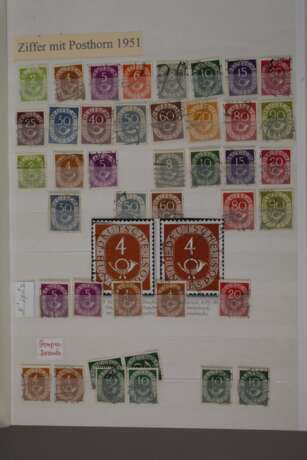 Sammlung Briefmarken BRD und Berlin gestempelt - фото 8