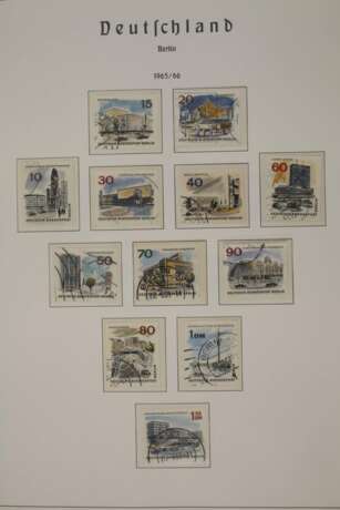 Sammlung Briefmarken BRD und Berlin gestempelt - фото 9