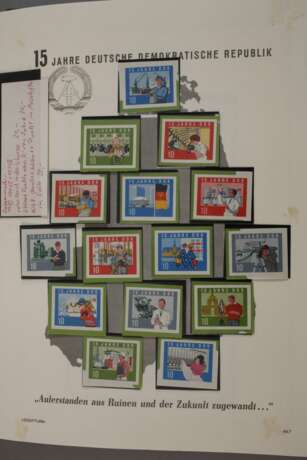 Sammlung Briefmarken DDR postfrisch - photo 3