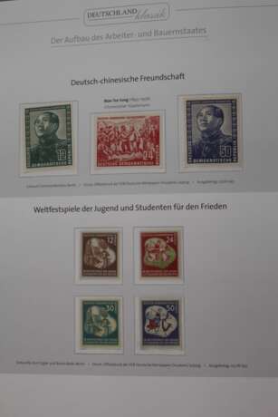 Sammlung Briefmarken DDR postfrisch - photo 7