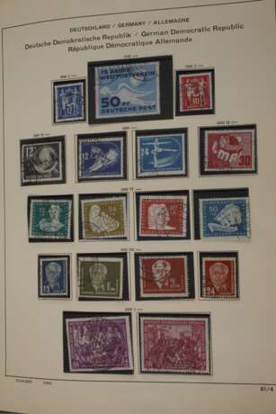 Sammlung Briefmarken DDR gestempelt - фото 5
