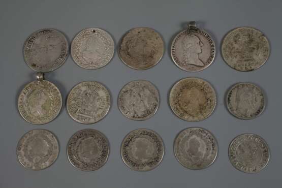 Konvolut historische Silbermünzen - Foto 2