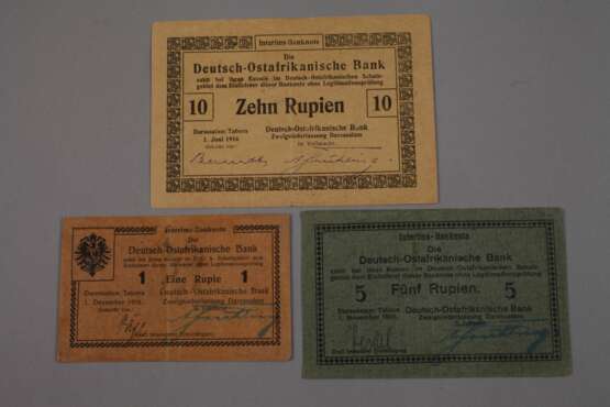 Konvolut Banknoten Deutsch-Ostafrika - photo 3