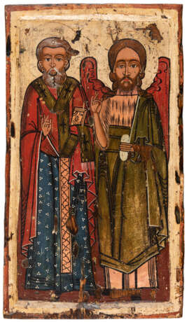 HL. NIKOLAUS (?) UND HL. JOHANNES DER TÄUFER - фото 1