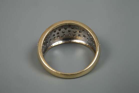 Goldring mit Diamanten - photo 2