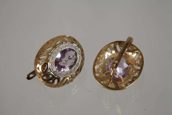 Schmuckset mit Amethysten - photo 2