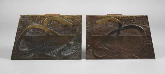 Paar Türgriffe Bronze - Foto 1