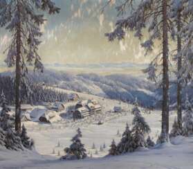 Karl Hauptmann, Winterlandschaft 