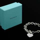 Tiffany & Co Silber 925 Gliederarmband „Return to Tiffany“ mit Herzanhänger und Karabinerverschluss, 40,2g, L. 22cm, Original Box - Foto 1