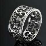 Ornamental durchbrochener Tiffany & Co Silber 925 Ring, 4,7g, Gr. 58, Staubbeutel - Foto 2