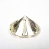 Weißgold 585 Diamant Solitär Ring (ca. 4.70ct, SI1/TC/M) mit 2 seitlichen Brillanten (0.14ct, SI/TCR und 0.14ct, VSI/TCR), Gesamtgewicht 14g, Gr. 58, GIA Report von Oktober 2023 liegt vor, Stein z.Zt. ausgefasst - Foto 5