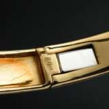 Gelbgold 750 Halsspange mit Weißgold 750 Triangel Brillant Element (zus. ca. 0.72ct/SI/W), seitliches Scharnier, 97g, Ø 11,8cm - фото 4