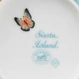 3 Teile Hermès Geschirr "La Siesta Island" bestehend aus: 2 Teller (Ø 27,5cm) und 1 Tasse/UT (H. 7cm), min. berieben - photo 4