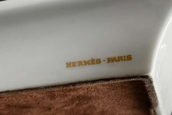 Hermès Aschenbecher mit Druckdekor „Rebhuhn und Ähren“, 19x15,5cm - Foto 4