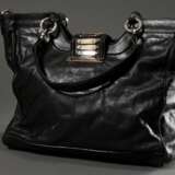Balenciaga Handtasche "Studded Chrome Messenger Bag", Leder mit Nieten, Entw.: Nicolas Ghesquiere 2007, 37x44cm, mit Staubbeutel, sehr guter Zustand - photo 8
