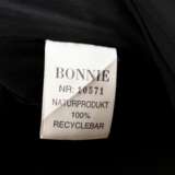 Gerupfter Nerzmantel mit Reverskragen und seitlichen Einschubtaschen, schwarz gefärbt, Bonnie by Manfred Bogner, um 2000/2005, Gr. L - photo 5