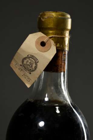 Flasche 1944 Château d´Yquem, Lur Saluces, Sauternes, Süßwein, Gironde, Schloßabfüllung, 0,75l, ts, Etikett und Kapsel etwas beschädigt - photo 3