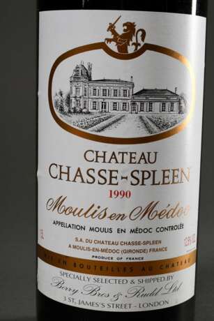 Flasche 1990 Chateau Chasse-Spleen Moulis en Médoc, Rotwein, Bordeaux, Magnum 1,5l, konstante Kellerlagerung - фото 2