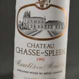 2 Flaschen 1992 Chateau Chasse-Spleen Moulis en Médoc, Rotwein, Bordeaux, 0,75l, konstante Kellerlagerung - photo 2