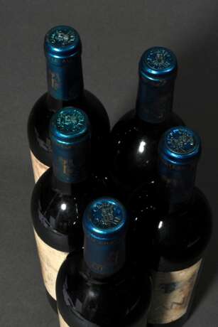 5 Flaschen 1997 Chateau Citran, Rotwein, Bordeaux, Haut Medoc, 0,75l, 2x in, ts, durchgehend gute Kellerlagerung - photo 4