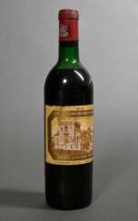 Flasche 1973 Chateau Ducru-Beaucaillou, Rotwein, Bordeaux, Saint Julien, 0,75l, ms, durchgehend gute Kellerlagerung, Etikett und Kapsel beschädigt