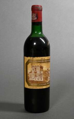 Flasche 1973 Chateau Ducru-Beaucaillou, Rotwein, Bordeaux, Saint Julien, 0,75l, ms, durchgehend gute Kellerlagerung, Etikett und Kapsel beschädigt - фото 1