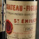 3 Flaschen 1982 Chateau Figeac St. Emilion, premier Grand Cru Classe, Rotwein, Bordeaux, St. Emilion, 0,75l, konstante Kellerlagerung - фото 2