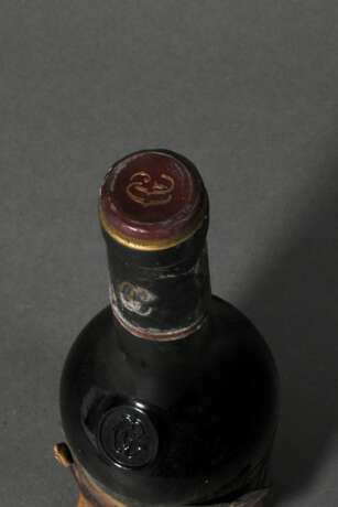 Flasche 1955 (?) Chateau Gruaud-Larose, Rotwein, Bordeaux, Saint Julien, 0,75l, in, durchgehend gute Kellerlagerung, Etikett und Kapsel beschädigt - фото 4