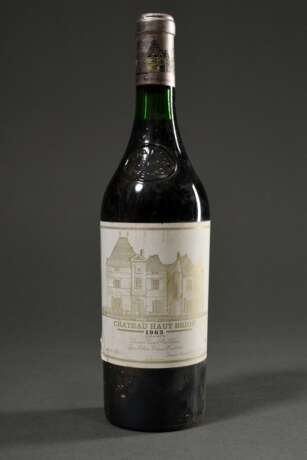 Flasche 1983 Chauteau Haut Brion premier Grand Cru Classe, Rotwein, Pessac-Leognan, 0,75l, konstante Kellerlagerung - фото 1