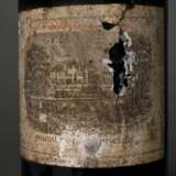 2 Flaschen 1955 (?) Chateau Lafite Rothschild, premier grand cru classe, Rotwein, Bordeaux, Pauillac, 0,75l, ms - in, durchgehend gute Kellerlagerung, Etiketten und Kapseln beschädigt - photo 2