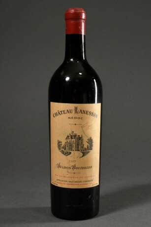 Flasche 1923 Chateau Lanessan, Delbos Boutellier, Rotwein, Medoc, Schlossabfüllung, 0,75l, ms - фото 1