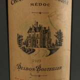 Flasche 1923 Chateau Lanessan, Delbos Boutellier, Rotwein, Medoc, Schlossabfüllung, 0,75l, ms - фото 2