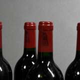 4 Flaschen 1992 Chateau Latour, pemier grand cru classe, Rotwein, Bordeaux, Pauillac, 0,75l, in, durchgehend gute Kellerlagerung, Etiketten und Kapseln beschädigt - фото 1