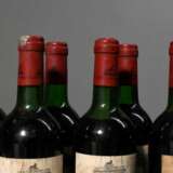 7 Flaschen 1975 Chateau Grand Vin de Leoville, Rotwein, Bordeaux, 0,75l, ms, durchgehend gute Kellerlagerung, Etiketten und Kapseln beschädigt - Foto 2