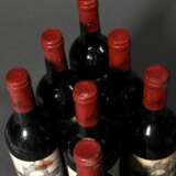 7 Flaschen 1975 Chateau Grand Vin de Leoville, Rotwein, Bordeaux, 0,75l, ms, durchgehend gute Kellerlagerung, Etiketten und Kapseln beschädigt - Foto 3