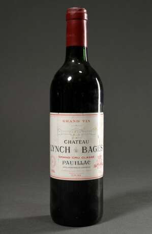 Flasche 1986 Chateau Lynch Bages Grand Cru Classe Pauillac, Rotwein, Bordeaux, 0,75l, konstante Kellerlagerung - фото 1