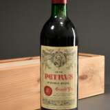 Flasche 1979 Chateau Petrus, Pomerol, premier Grand Cru Classe, Rotwein, 0,75l, konstante Kellerlagerung - Foto 1