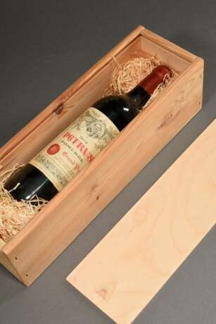 Flasche 1979 Chateau Petrus, Pomerol, premier Grand Cru Classe, Rotwein, 0,75l, konstante Kellerlagerung - photo 4