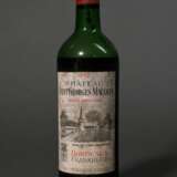 Flasche 1957 Chateau Saint Georges Macquin, Rotwein, Bordeaux, St. Emilion, 0,75l, ms, durchgehend gute Kellerlagerung, Etikett und Kapsel beschädigt - фото 1