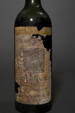 2 Flaschen 1955 Chateau Talbot, Rotwein, Bordeaux, Saint Julien, 0,75l, ms, durchgehend gute Kellerlagerung, Etiketten und Kapseln beschädigt - photo 2