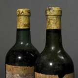 2 Flaschen 1955 Chateau Talbot, Rotwein, Bordeaux, Saint Julien, 0,75l, ms, durchgehend gute Kellerlagerung, Etiketten und Kapseln beschädigt - фото 3